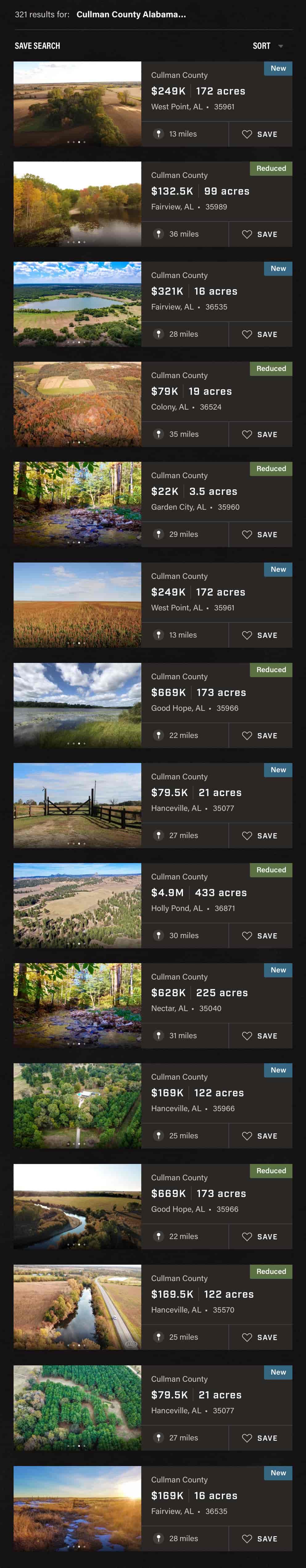 Whitetail Map Sidebar
